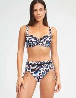 Alika Balcony Bikini Top - Animal