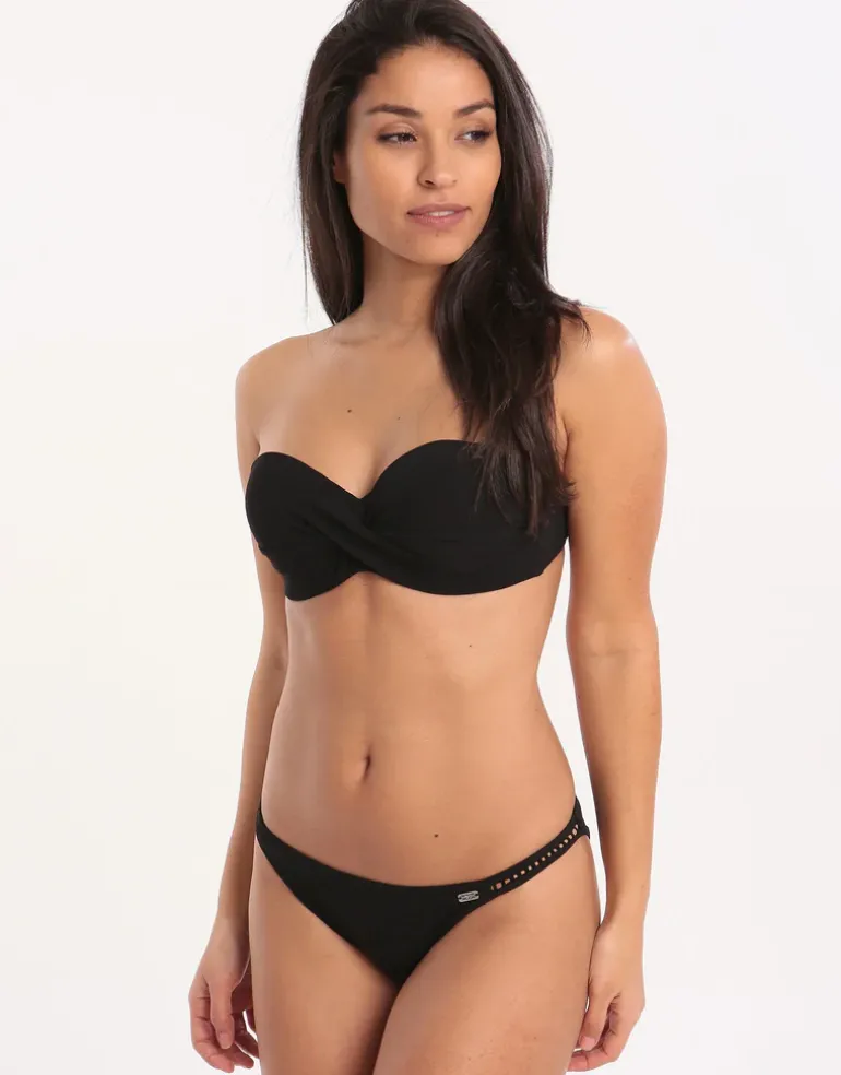 Black Texia Hipster Bottom - Black