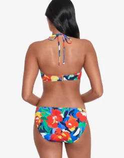 Bold Abstract Floral Hipster Bikini Pant