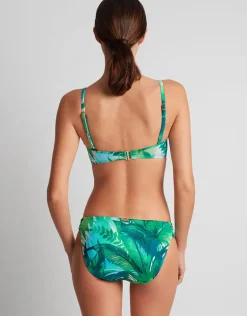 Cartago Palms Single Strap Twist Underwired Bikini Top - Multi