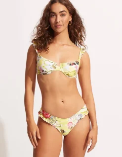 Coast to Coast High Cut Rio Bikini Pant - Wild Lime