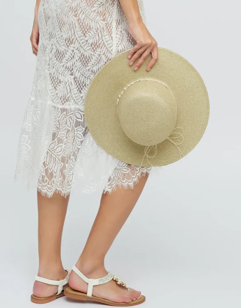 Diana Hat - Metallic Gold