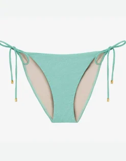 Divine Tie Side Full Bikini Pant - Aqua
