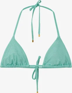 Divine Triangle Bikini Top - Aqua