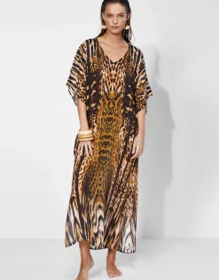 Edge Maxi Kaftan - Tiger Camo