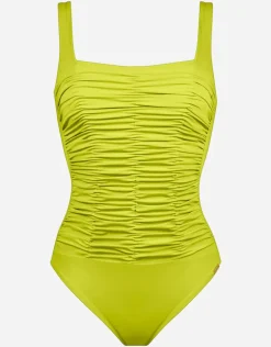 Elements Square Neck Swimsuit - Kiwi Green