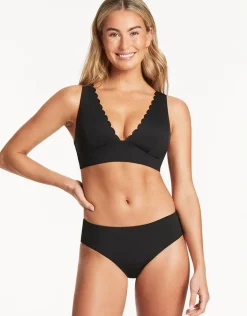 Essentials Mid Bikini Pant - Black
