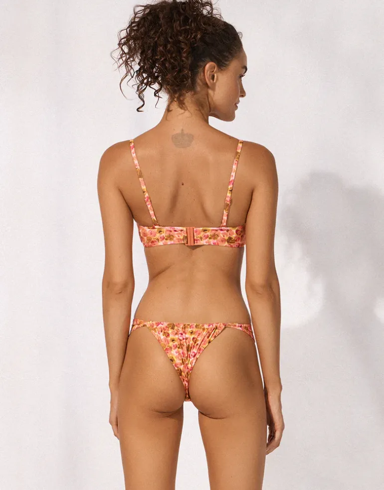 Euphoric Bloomwave Bralette Bikini Top - Sunsoaked Neons