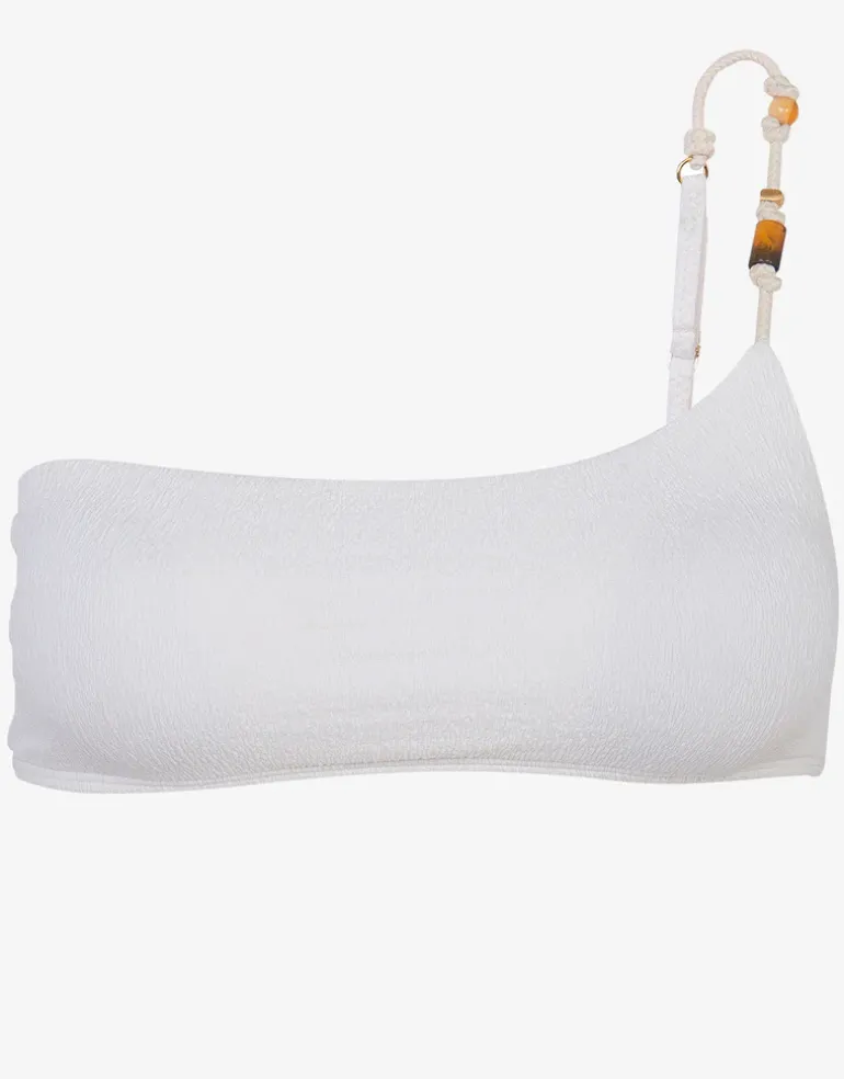Firenze Ana Flora Bikini Top - Off White