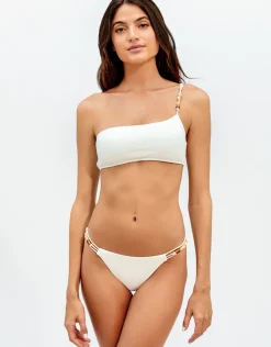 Firenze Flora Brazilian Bikini Pant - Off White