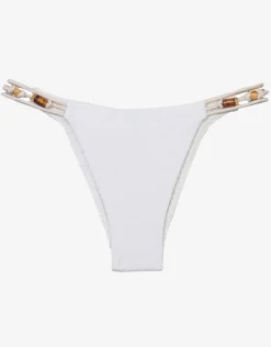 Firenze Flora Brazilian Bikini Pant - Off White
