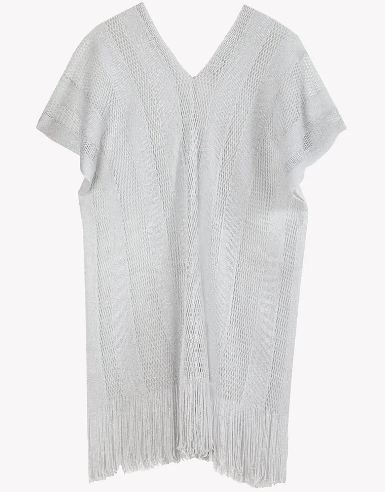 Guayana Metallic Tunic - Silver