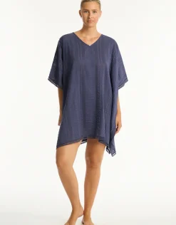 Heatwave Kaftan - Indigo