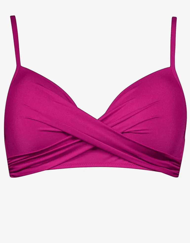 Impact Moulded Bikini Top - Berry Glaze