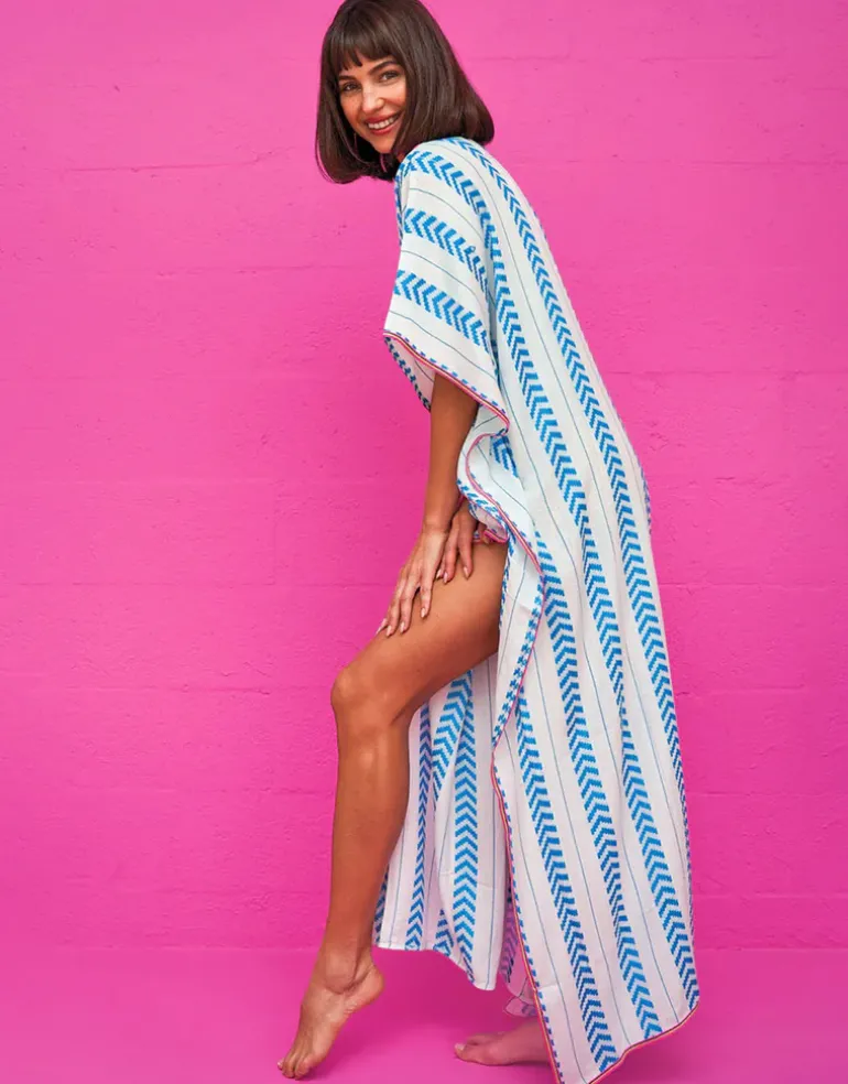 Indian Thobe Kaftan - Blue