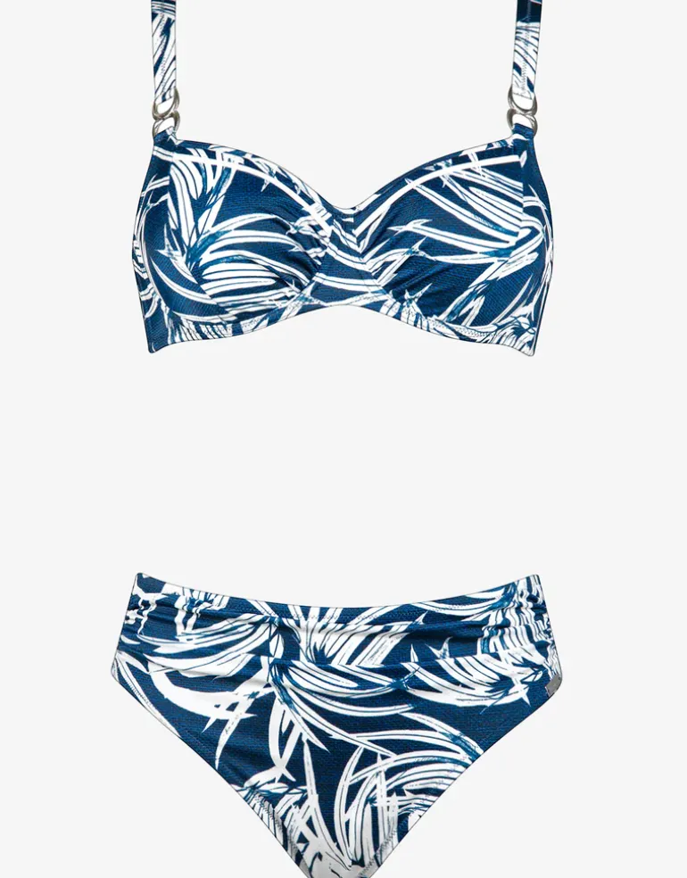 Jean Breeze Underwired Bikini Set - Denim White
