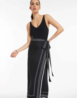Jetset Tie Sarong - Black