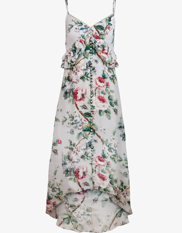 Liaison Maxi Dress - Silver Rose