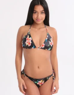 Mandalay Mino Tri Bikini Top - Black