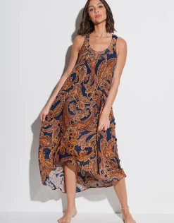 Memory Maxi Dress - Sunset Navy