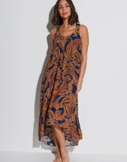 Memory Maxi Dress - Sunset Navy