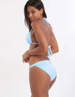 Nora Slide Hipster Bikini Bottom - Sky