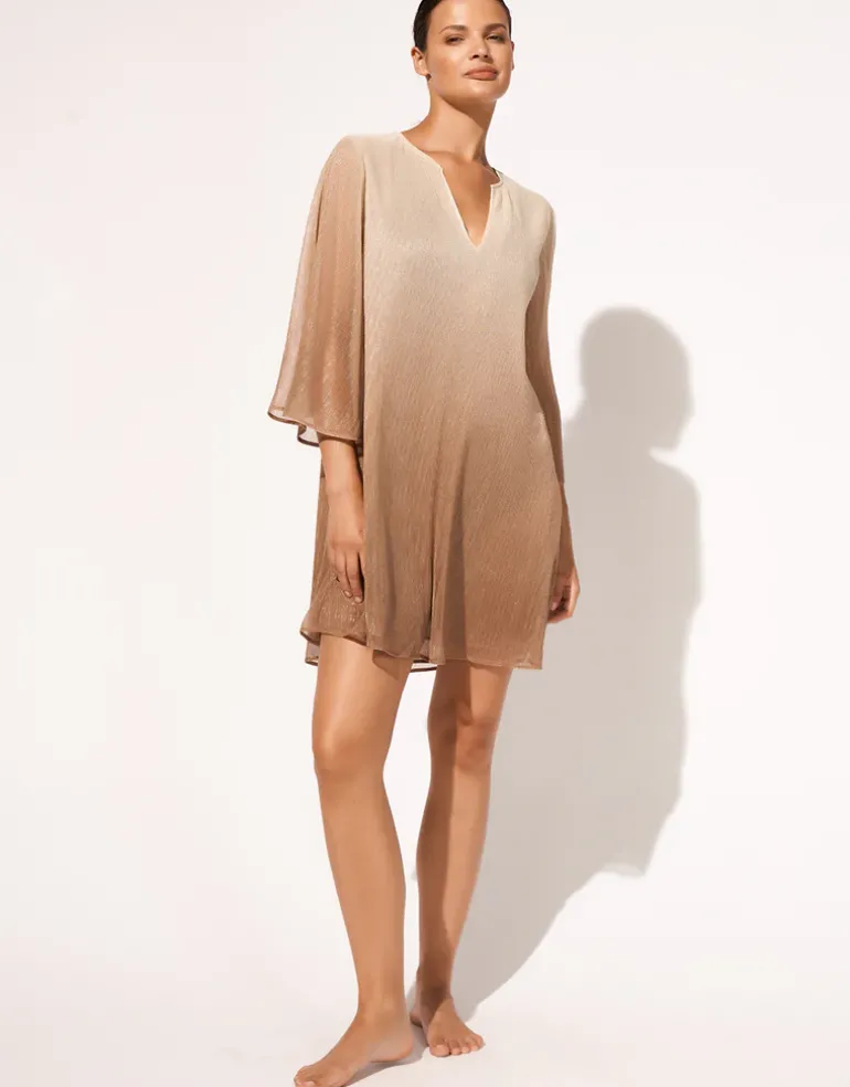 Ombre Metallic Tunic - Earth Gradient