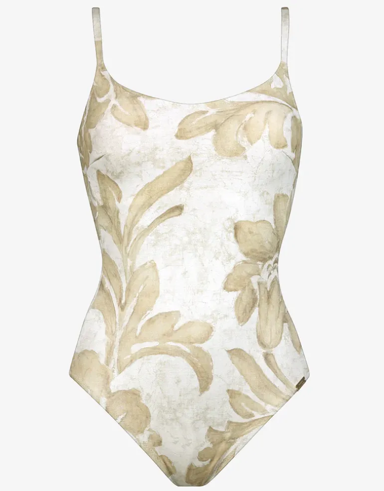 Ornation Underwired Tank Swimsuit - Canvas Sand