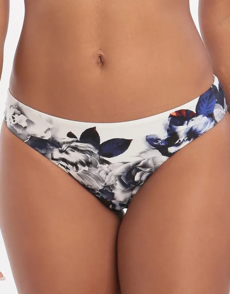 Picturesque Regular Bikini Bottom - Ink White