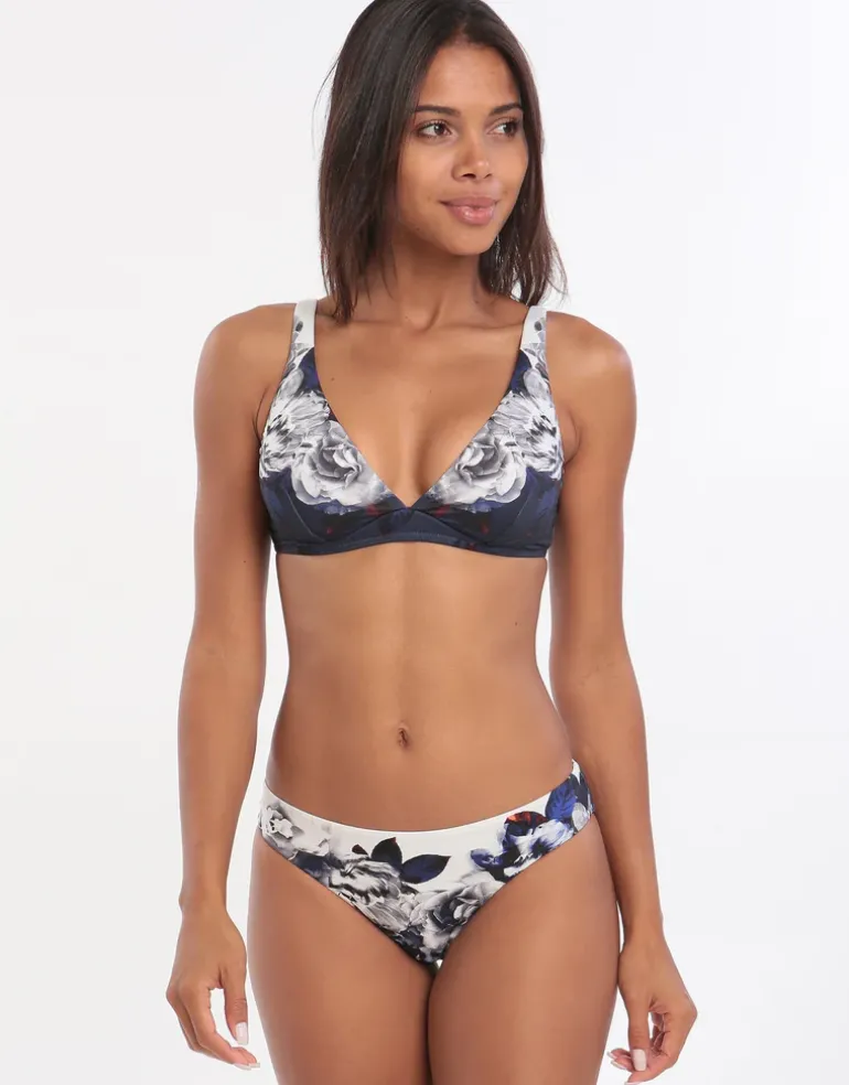 Picturesque Regular Bikini Bottom - Ink White