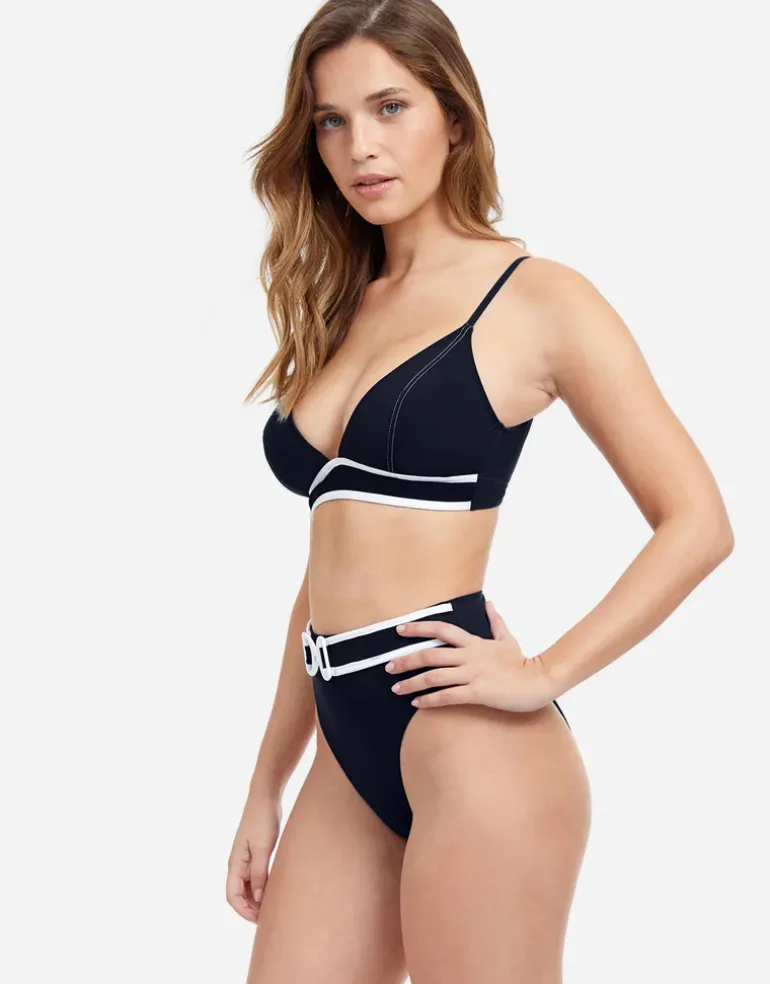 Profile California Girl Belted Bikini Pant - Black