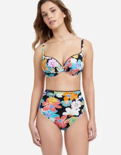 Profile Rising Sun High Waist Bikini Pant - Black