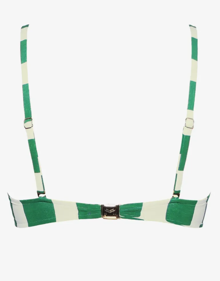 Radiance Underwired Bikini Top - White and Clover