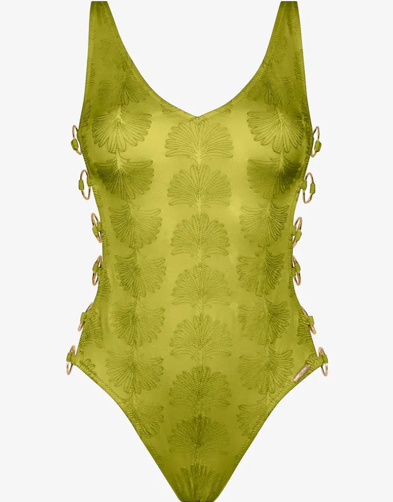 Satin Craft Swimsuit - Shimmering Oasis