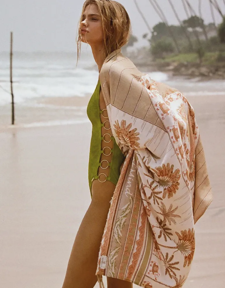 Satin Craft Swimsuit - Shimmering Oasis