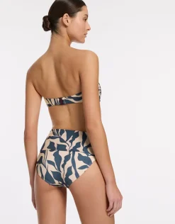 Sereno Fold Bikini Pant - Steel Blue
