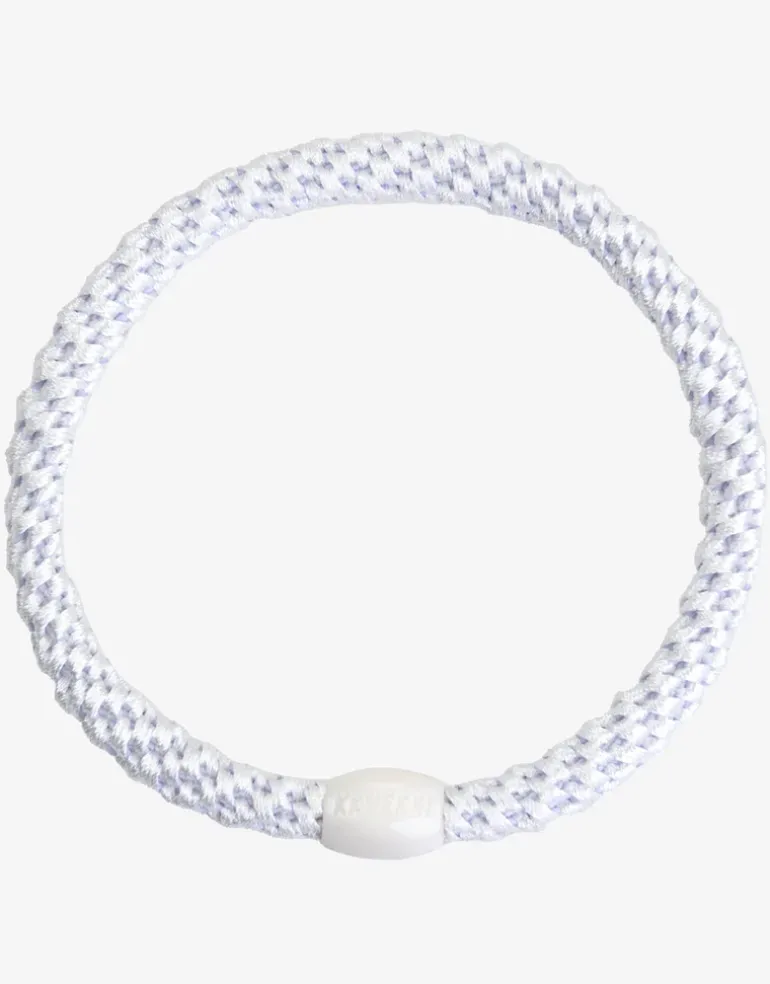 Slim Hair Tie - White