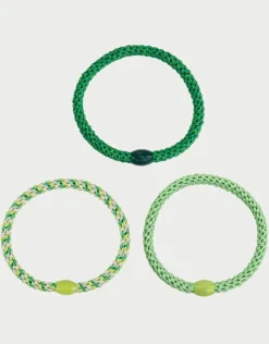 Slim Hair Tie Bundle - Greens