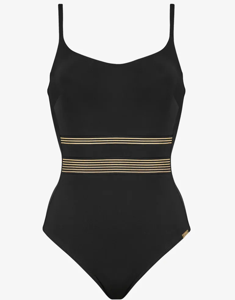 Stratum Underwired Swimsuit - Black Sand