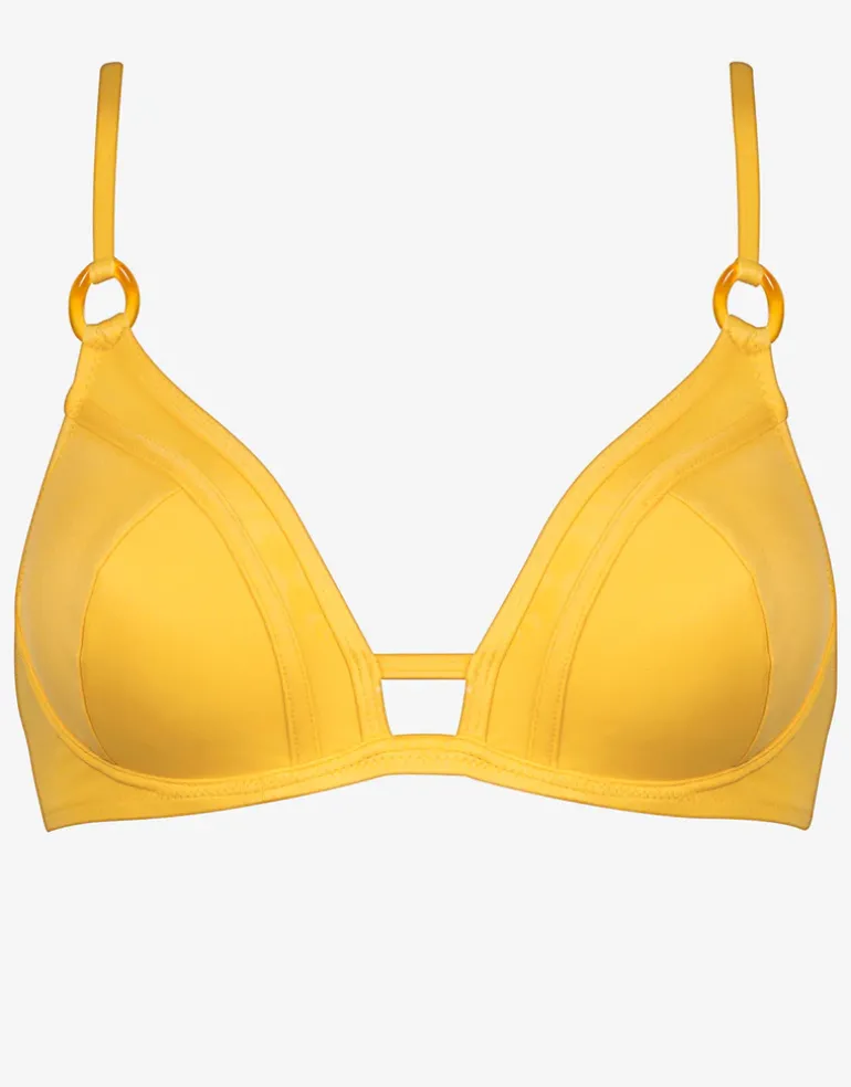 Summer Dive Ring Plunge Bikini Top - Sun