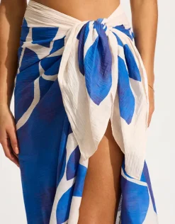 Sunray Sarong - Ultramarine