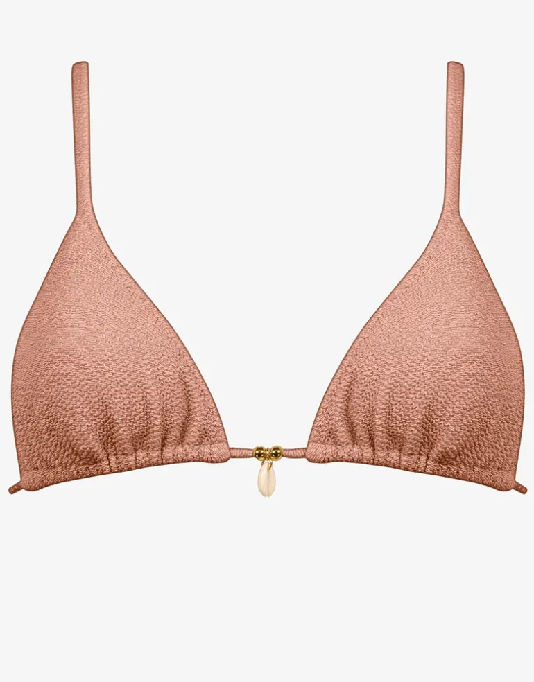 Swimsparkle Triangle Bikini Top - Sunset Glow