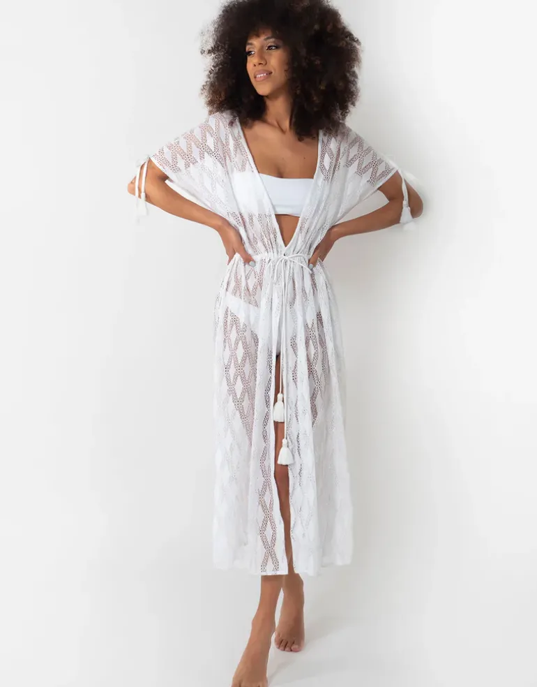 Temptation Kaftan - White