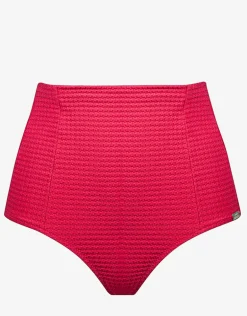 The Bloom High Waist Bikini Pant - Radiant Red