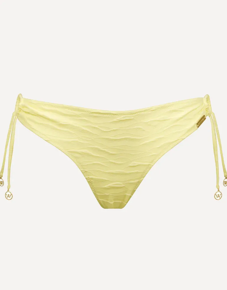 Tidal Radiance Loop Side Bikini Pant - Celestial Yellow