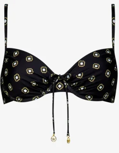 Tiles Craft Underwired Bikini Top - Black Neutrals