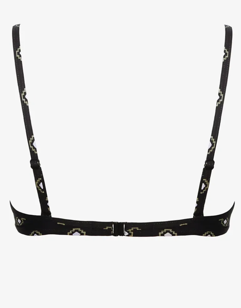 Tiles Craft Underwired Bikini Top - Black Neutrals
