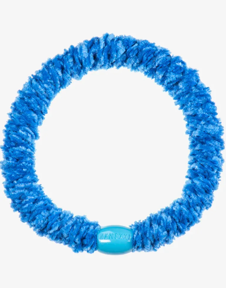 Velvet Hair Tie - Electric Blue