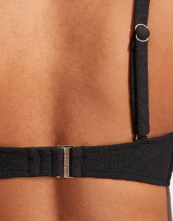 Willow DD Fixed Tri Bikini Top - Black